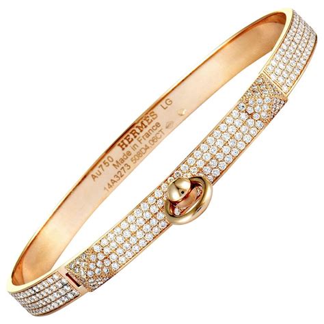 hermes gold bangle diamond|where to buy hermes bracelet.